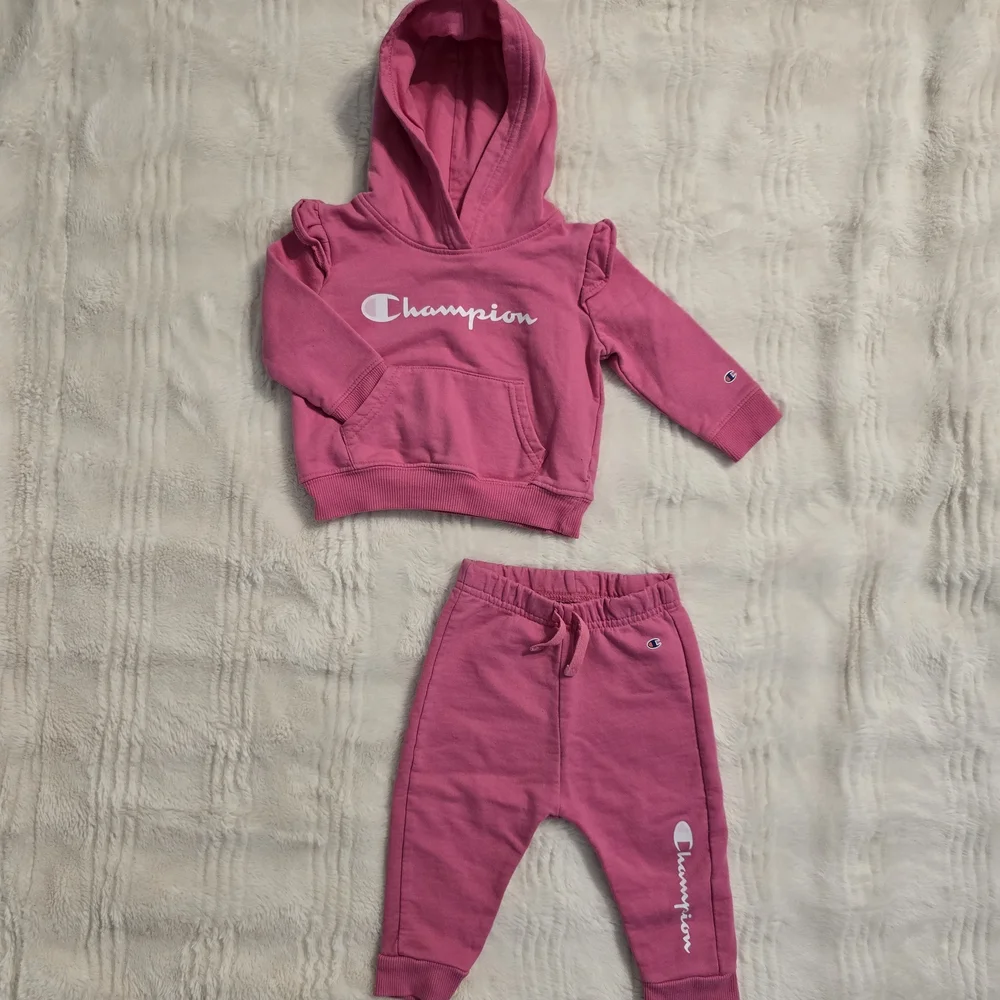 Champion Pink Hooded Sweatshirt & Joggers Set - Picture 8 of 8